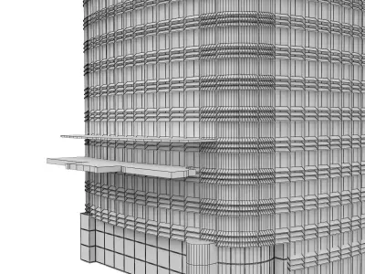 Skyscraper Salesforse tower 3D model