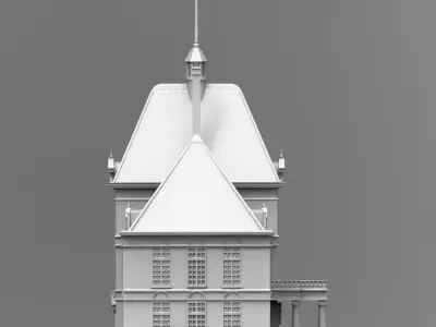 Moulinsart Marlinspike Chateau 3D print model