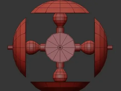 REFLEX reflexion chandelier 3D model