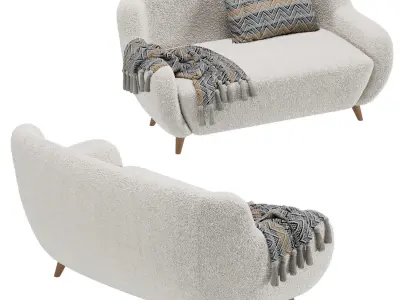 Sofa Ansil Happy Light  3D model