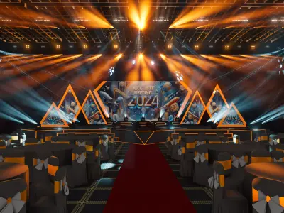 timecode lighting show for event Texture