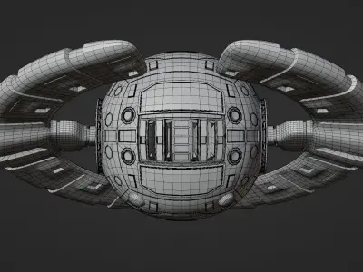SCIFI Drone 3D model by Arobaco