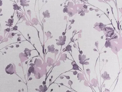 Lavender Watercolor Vines Wallpaper  Texture