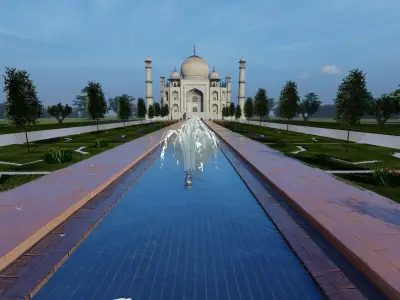 Taj Mahal 3D model
