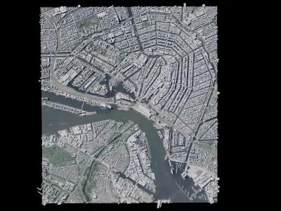 Amsterdam - Netherlands 3D model