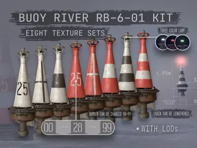 Buoy River RB-6-01 3D Model Pack