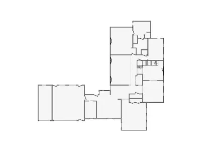Simple Interior Sketch - 4001-4500 SF - Xactimate - Matterport 3D model