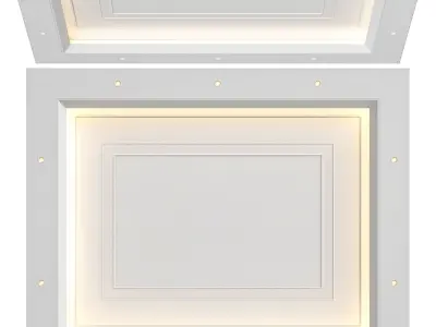 Classic ceiling RJ Easy Design 06 3D model