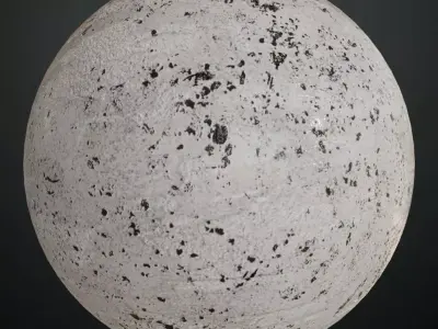 Shiny Dented Steel Plate PBR Seamless Texture