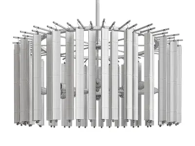 NESSA ROUND CHANDELIER Low-poly 3D model