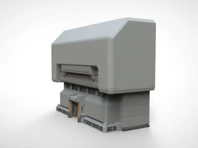 sci-fi Architectural element 2 3D model