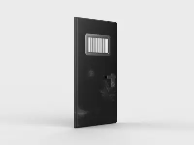 Metal door 3D model