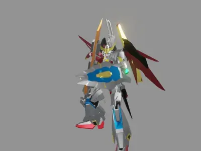 The Mecha Attacker 4 3D model