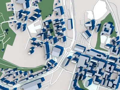 Savonlinna Town Finland 3D model