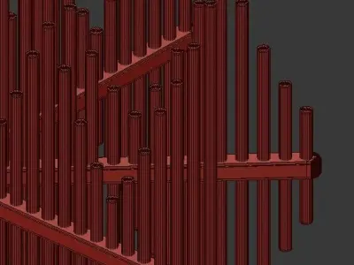 Corbett Lighting 238 42 Gold Leaf 3D model