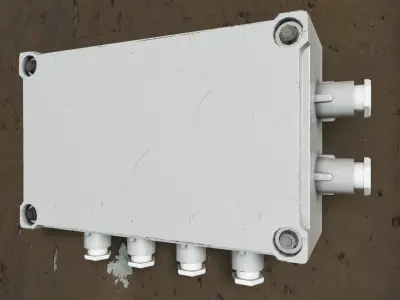 Electric System Low-poly 3D model