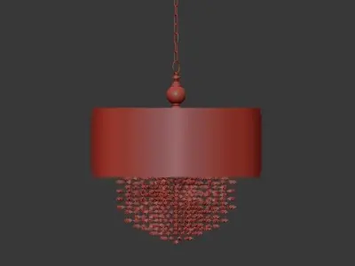 Bryanna 3 Light Chandelier 3D model