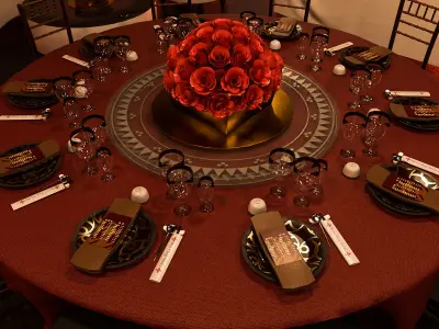 Chinese Restaurant 3D model