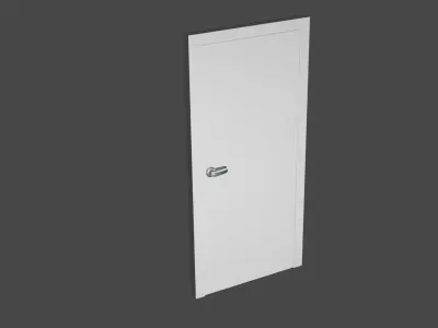 Door Doorframe Low-poly 3D model