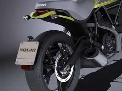 Ducati Scrambler Icon 2015 VRAY 3D model