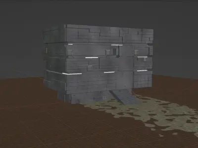 The Base - forest command center 3D model