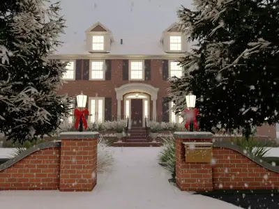 Home Alone House 3D model