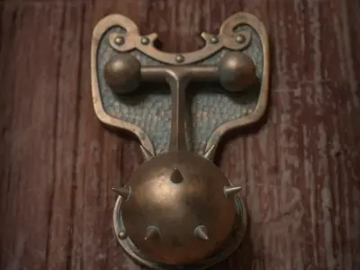 Haunted Mansion Door Knocker 3D Printable Sculpt  3D print model