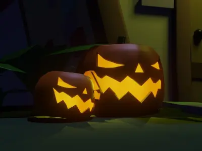 Stylized Cottage 3D model