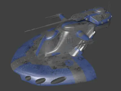 Armoured Assault Tank AAT 3D model