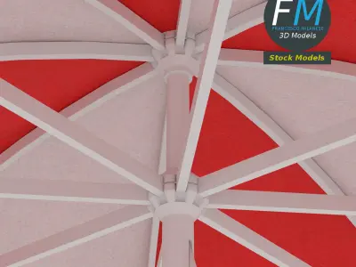 Beach umbrella 3D model