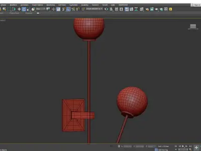 Tempo Wall Sconce Low-poly 3D model