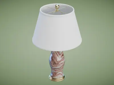 Modern  Table Lamp Low-poly 3D model