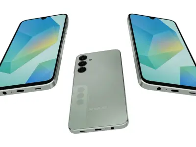 Samsung Galaxy A16 4G Light Green 3D model