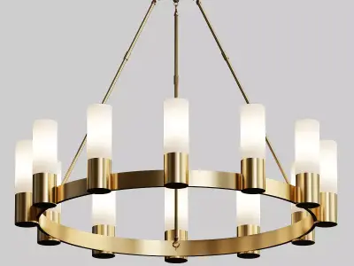 Contessa Single Tier Chandelier 3D model