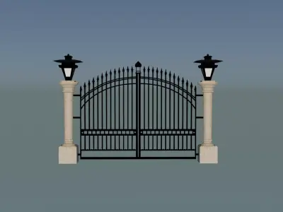 Classic Gate Door 3D print model