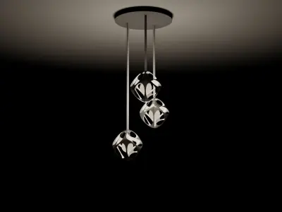 Elegant Chandelier 3D model