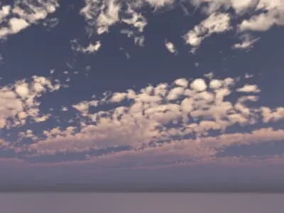 Two 4k HDR Skies 3D model