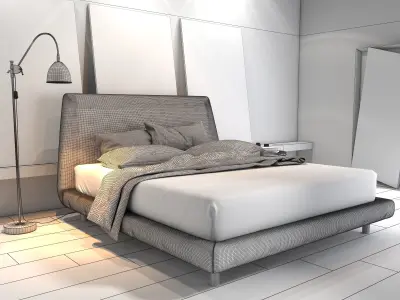 Bonaldo Joe Ego bed 3D model