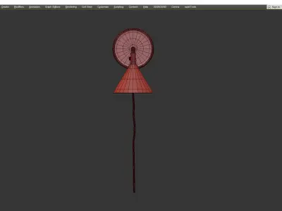 Cast Sconce 3D model
