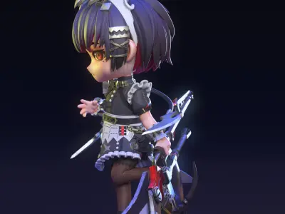 Ellen Joe  The Ironmaid Blade 3D print model