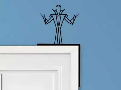 Dracula Door Corner Decor 3D print model purchase