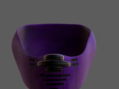 Gas mask helmet 3d model scifi Low-poly  Low-poly 3D model