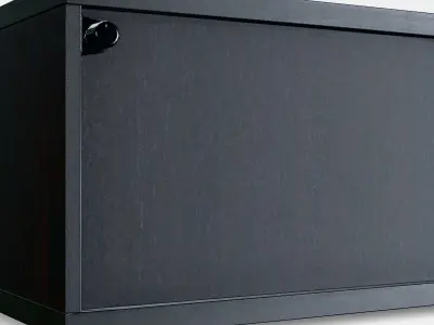BESTA Shelf unit with door 9 Low-poly 3D model