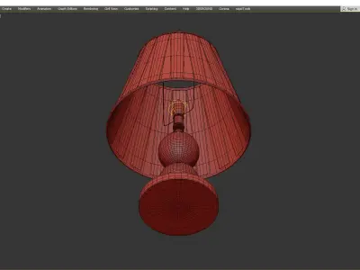 TABLE LAMP LOMBARD Low-poly 3D model