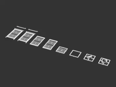 Kumiko Japanese Shoji Lantern - Kiriasa 3D print model