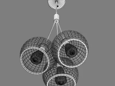 729031 Sferico Lightstar ceiling chandelier 3D model
