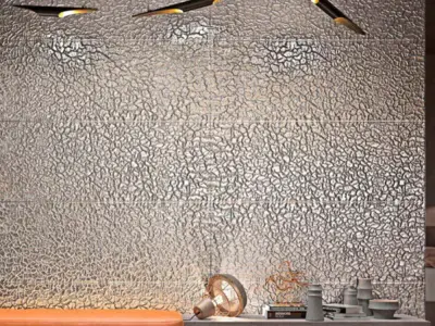 Molten Silver Crackle  Texture