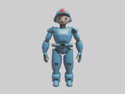 Robot version of a plumber model 3D model