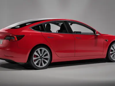  Tesla Model 3 with Interior New 