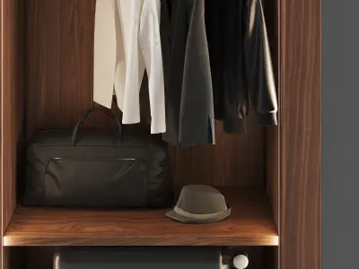 Porada Gladko Wardrobe 3D model